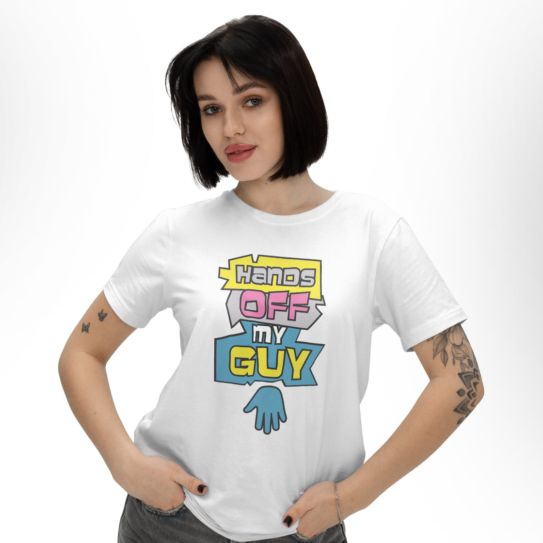 Hands Off My Girl & Guy Matching Set for Couples