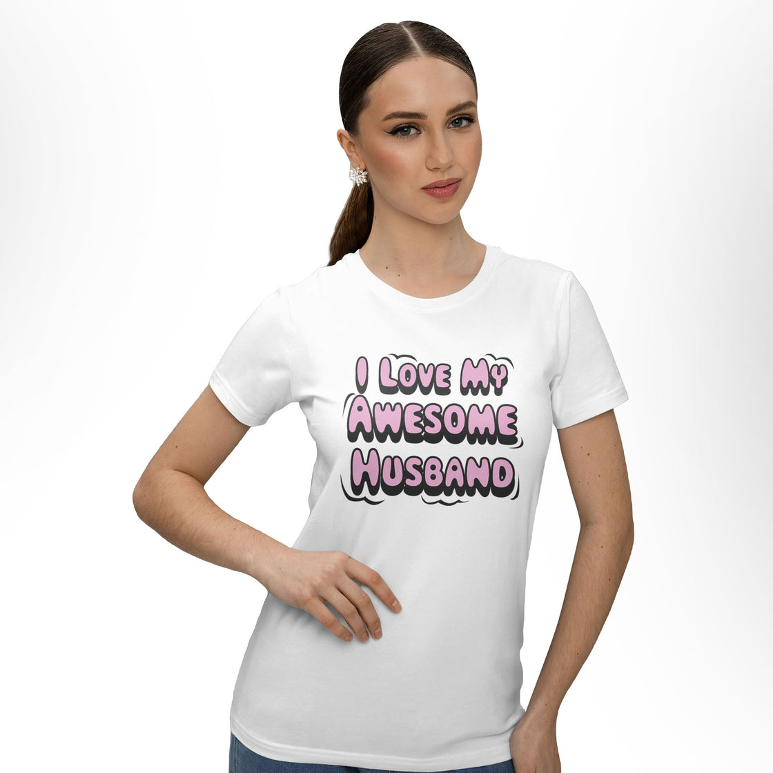 I Love My Awesome Wifey & Husband – Fun Matching Couple Look