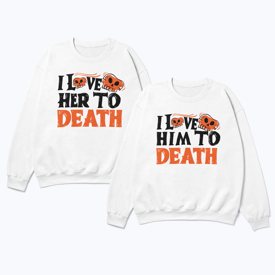 I Love Her to Death & I Love Him to Death – Spooky Matching Look for Couples
