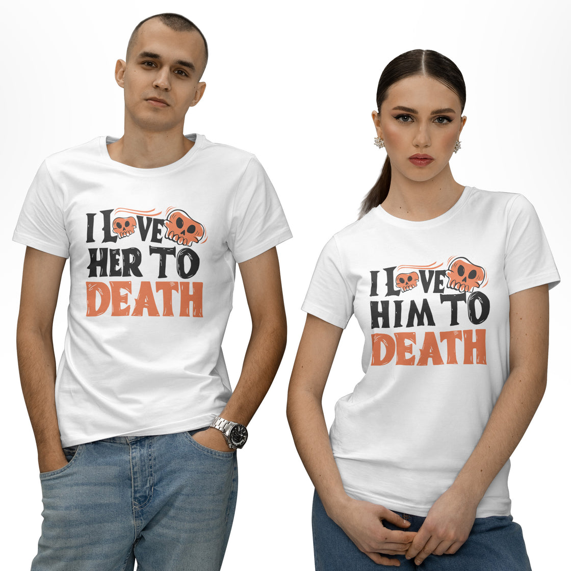 I Love Her to Death & I Love Him to Death – Spooky Matching Look for Couples
