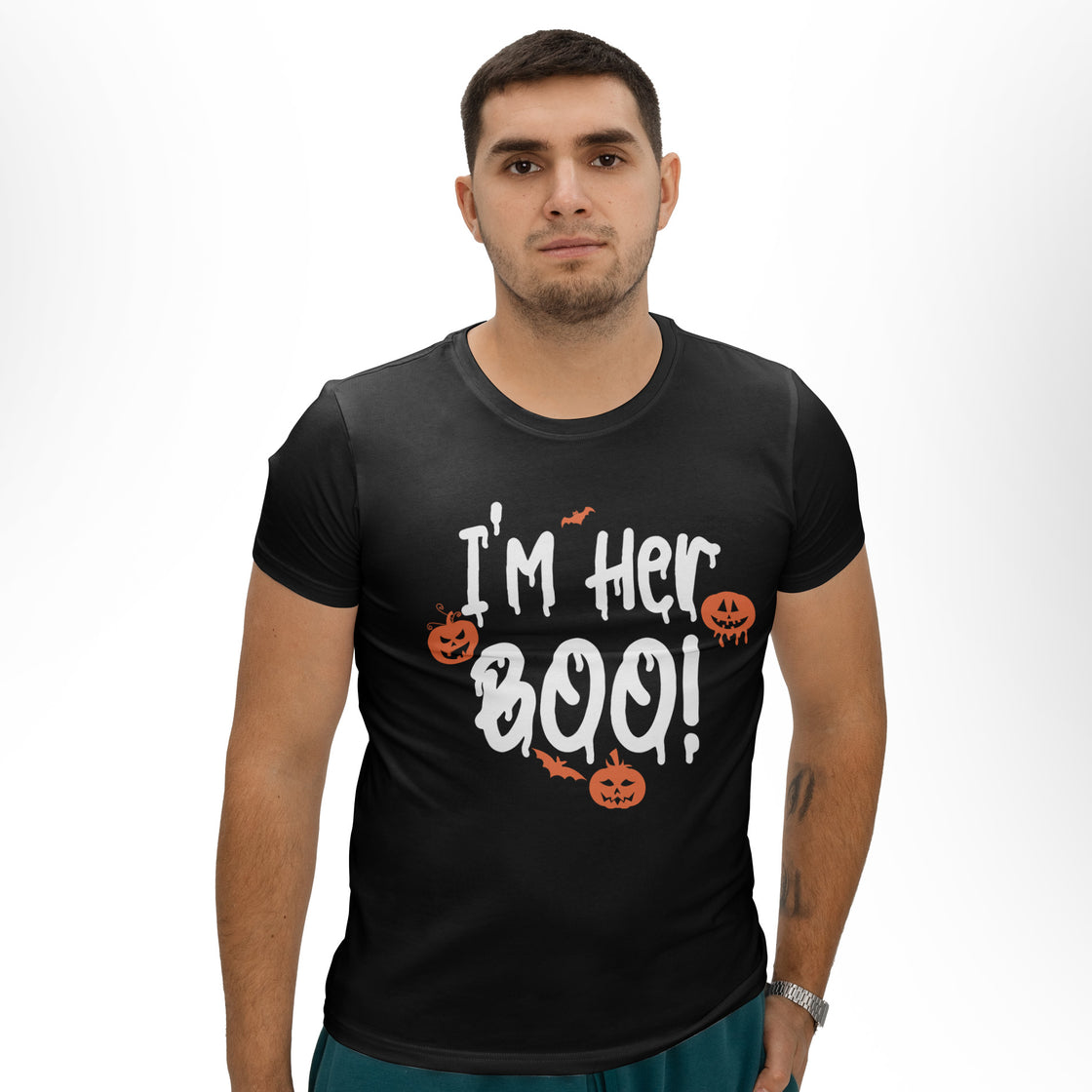 I’m Her Boo & I’m His Witch – Funny Matching Couplewear for Halloween Season