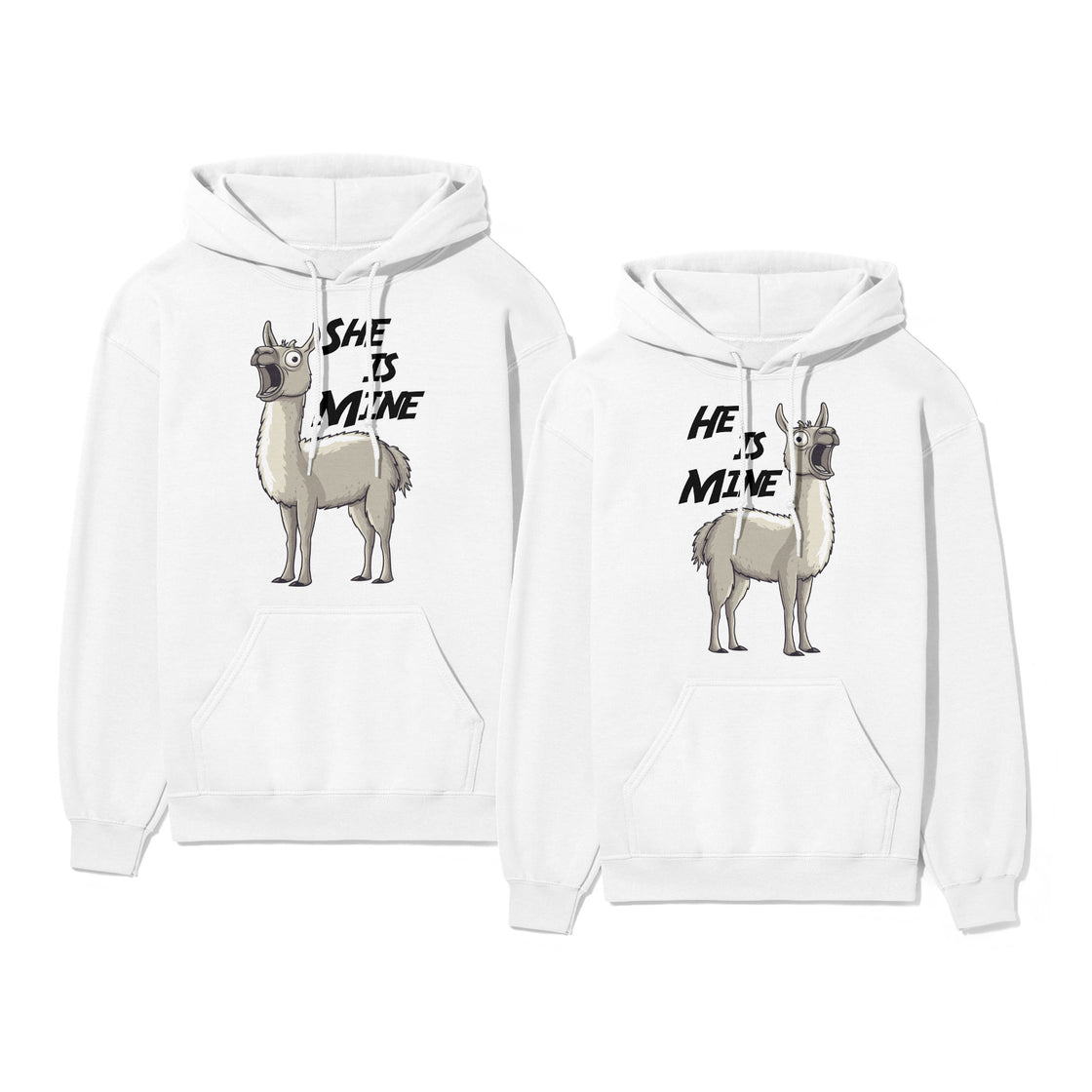 She is Mine & He is Mine – Funny Couple Matching Outfit for Him & Her