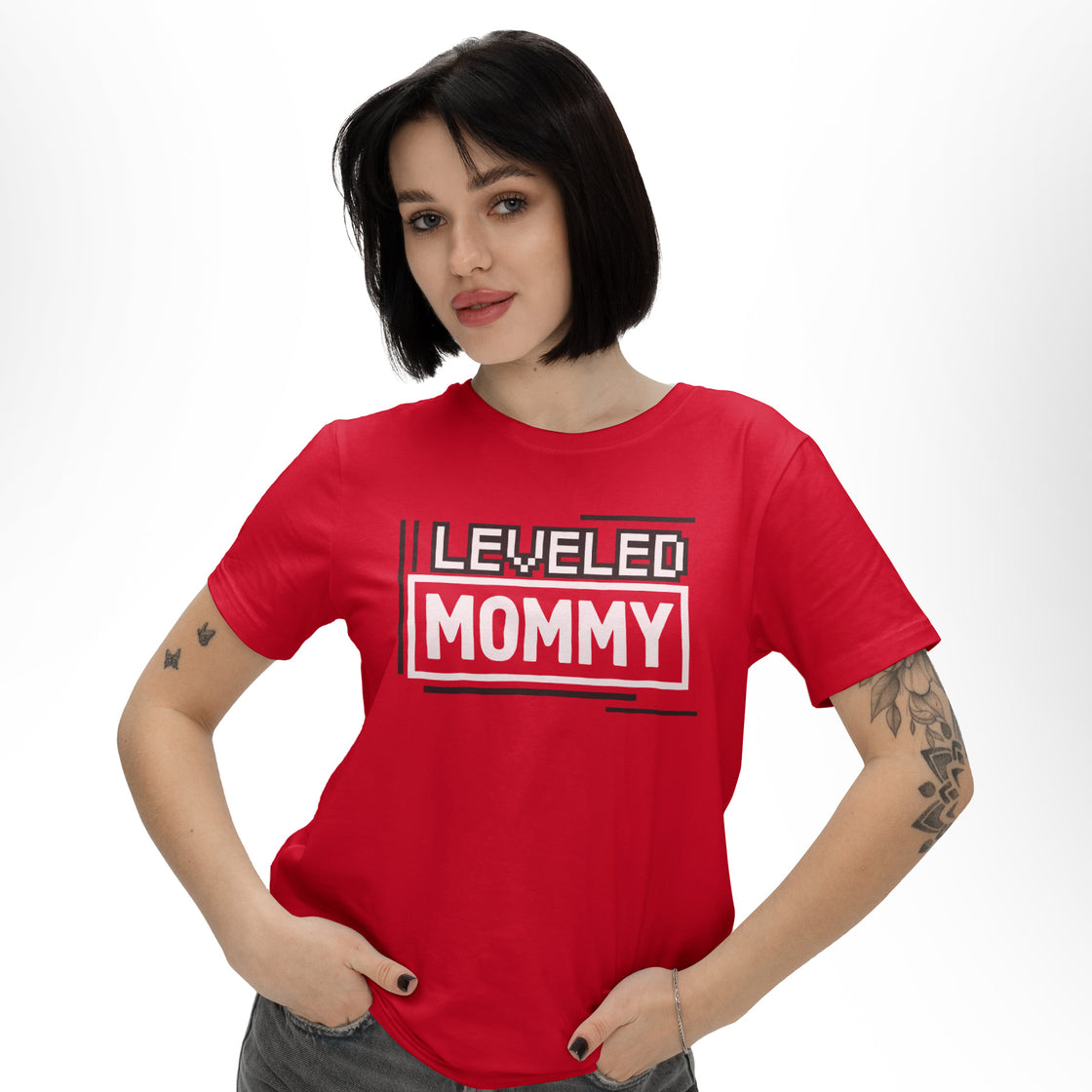 Leveled Daddy & Mommy – Fun Couple Outfit Idea for Parents-to-Be