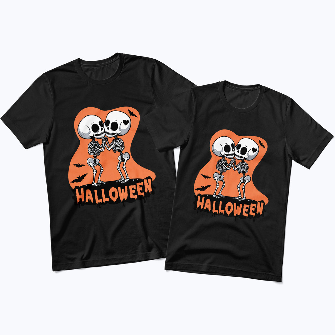 Halloween – Matching Spooky Love Tees for Couples