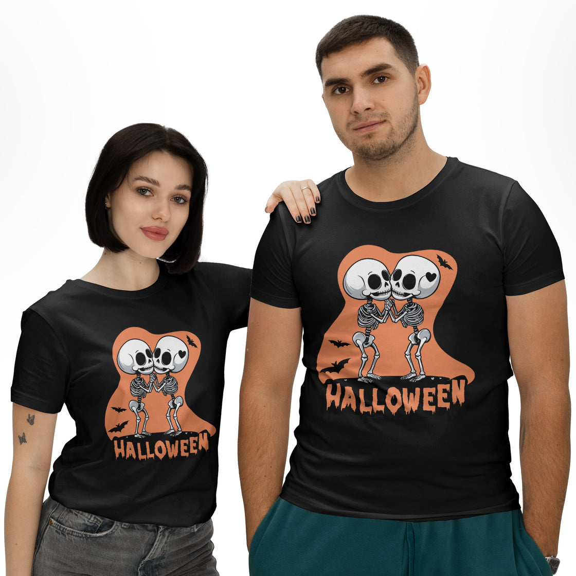 Halloween – Matching Spooky Love Tees for Couples