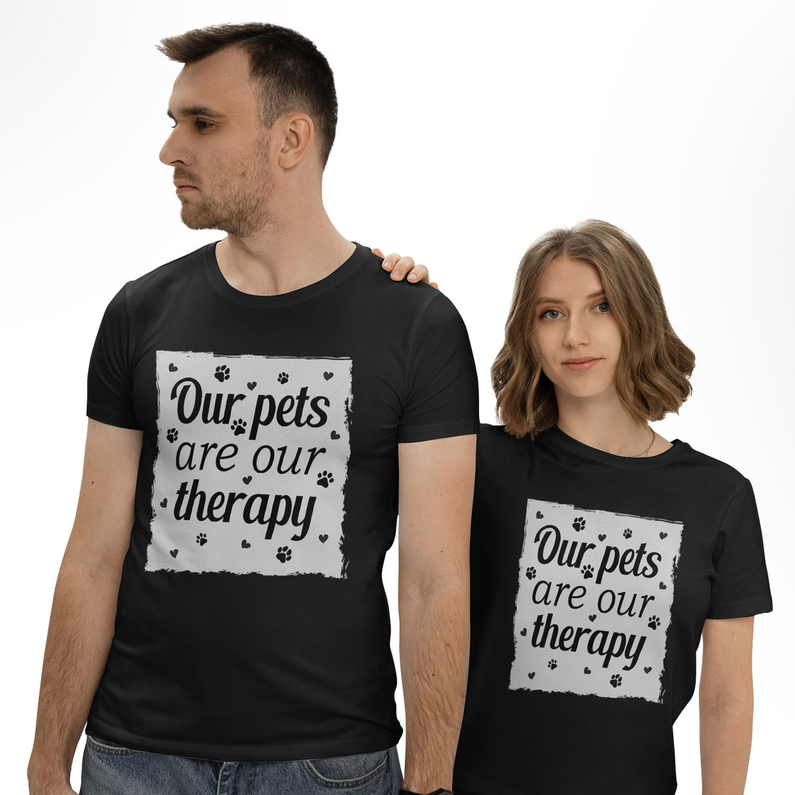 Our Pets Are Our Therapy – Matching Clothes That Say 'We Belong Together'