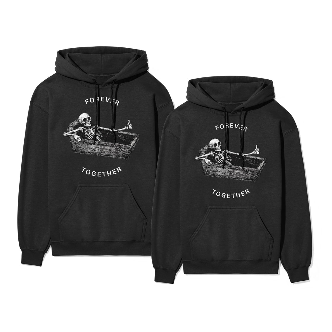 Forever Together – Funny Matching Outfits for Couples Who Love Dark Humor