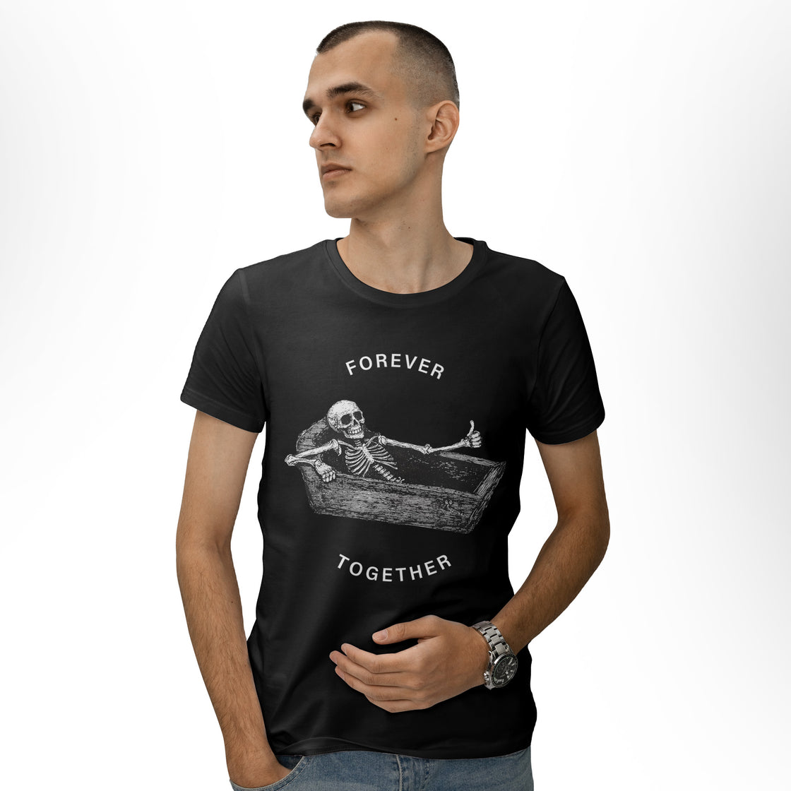 Forever Together – Funny Matching Outfits for Couples Who Love Dark Humor