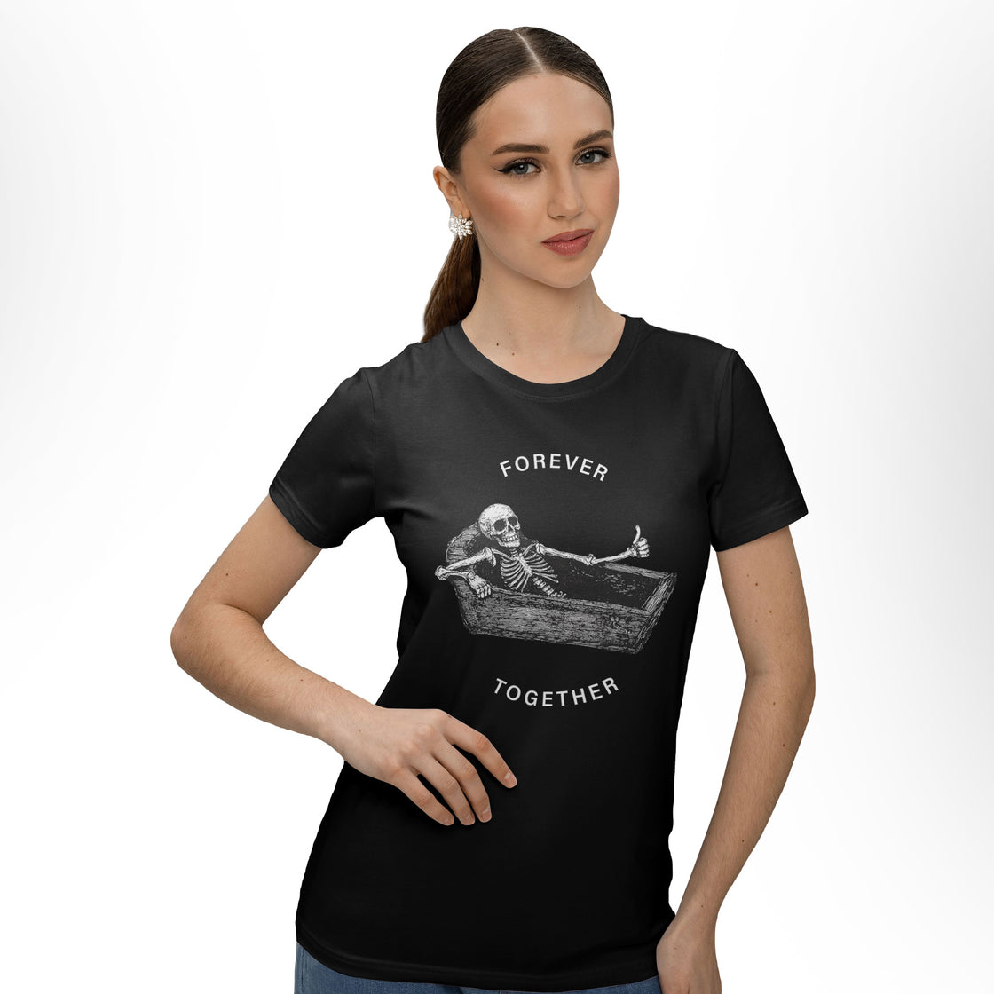 Forever Together – Funny Matching Outfits for Couples Who Love Dark Humor