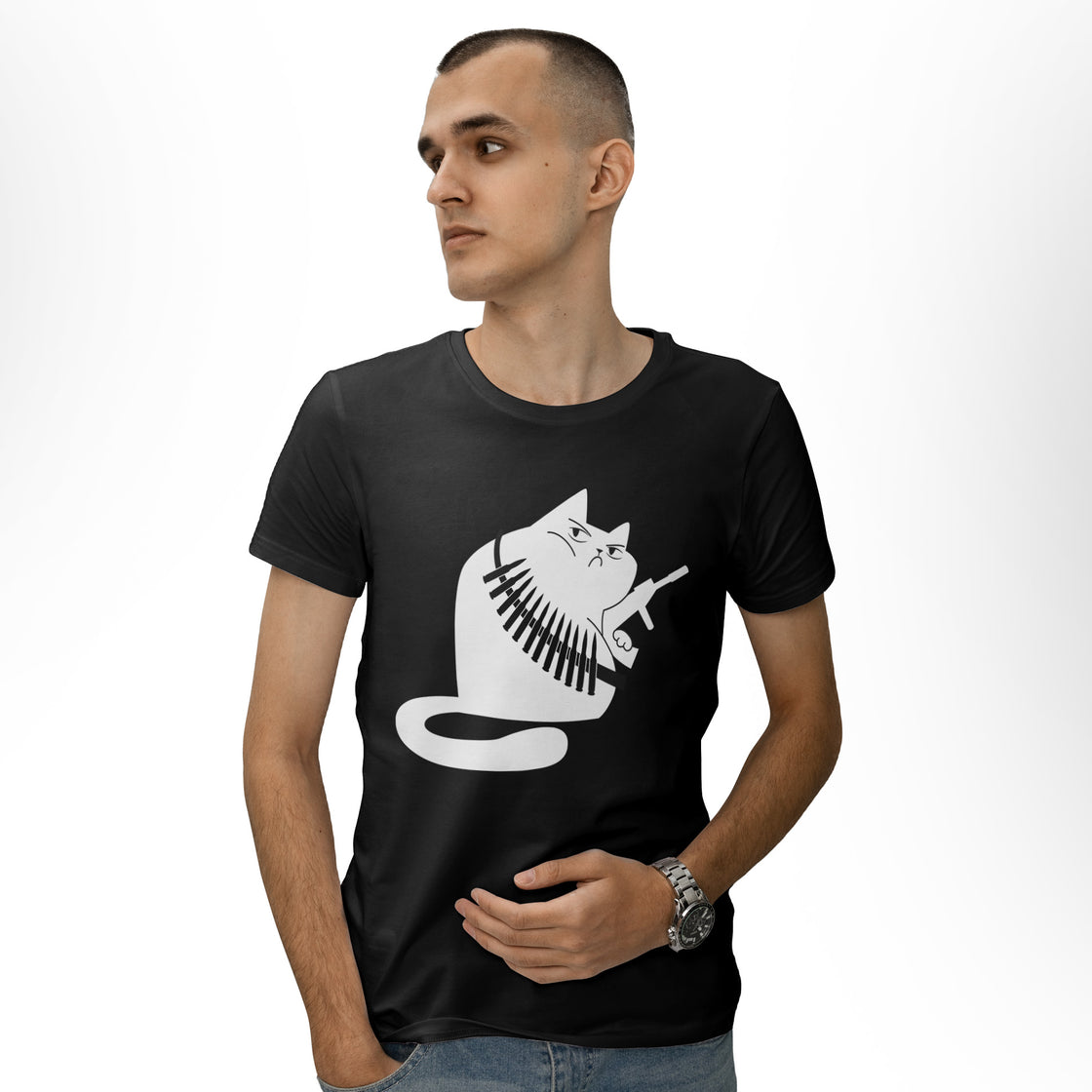 Killer Cats – Dark Humor Matching Shirts for Couples